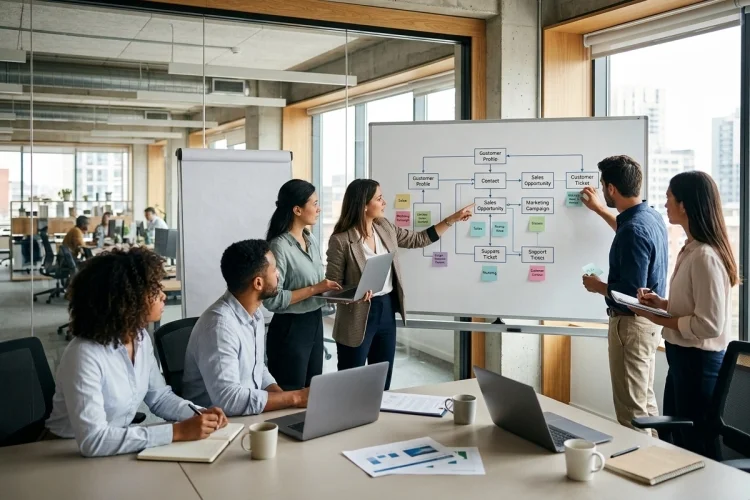 Mengoptimalkan CRM Data Model agar Kolaborasi Banyak Tim Tetap Rapi